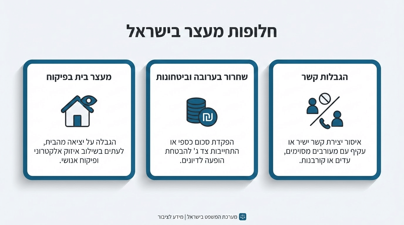 חלופת מעצר - תנאים המאפשרים שחרור