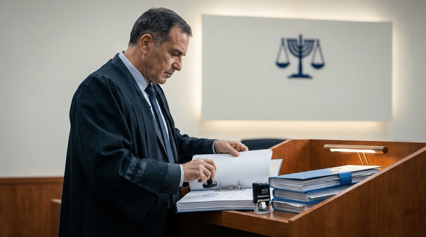 הצהרת תובע - שלב הביניים לפני כתב האישום