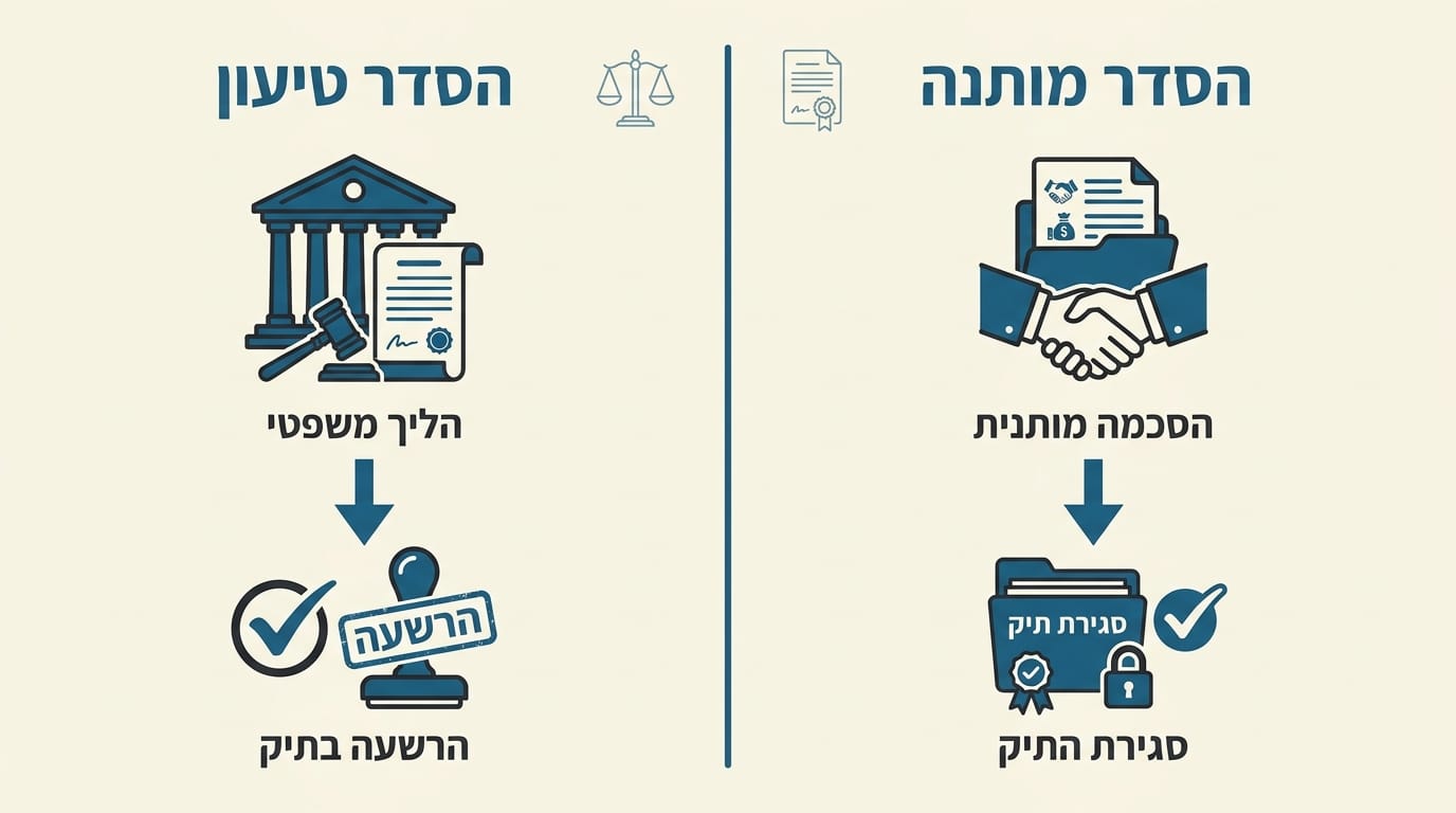 הסדר טיעון מול הסדר מותנה